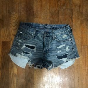 American eagle hi-rise festival shorts